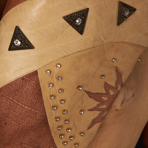 Vintage 1980s El Vaquero Boot and Matching Belt - Picture 14 of 16